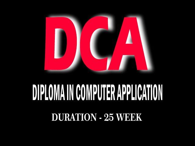 Diploma In Computer Application