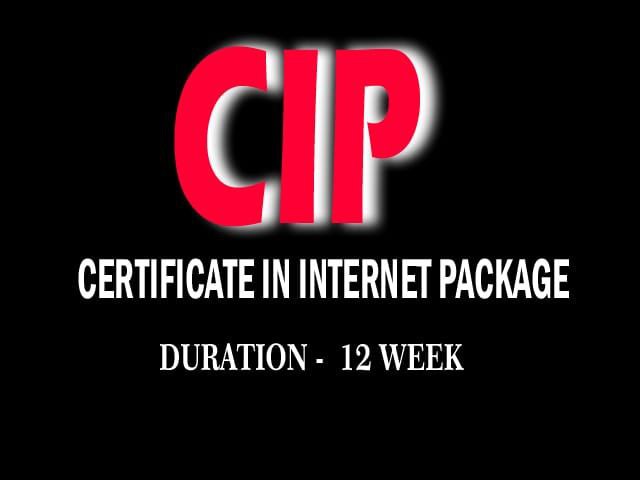 Certificate In Internet Package